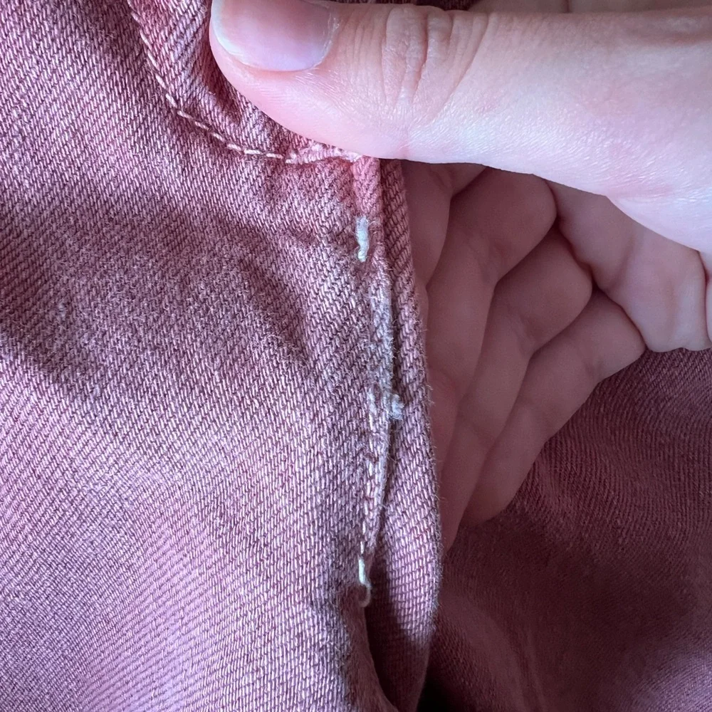 SÉZANE Sidney Dusty Rose Trousers Size 38/6 - Picture 6 of 13